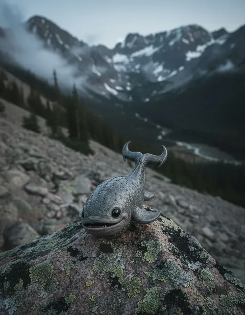 Slide-Rock Bolter figure — in its habitat