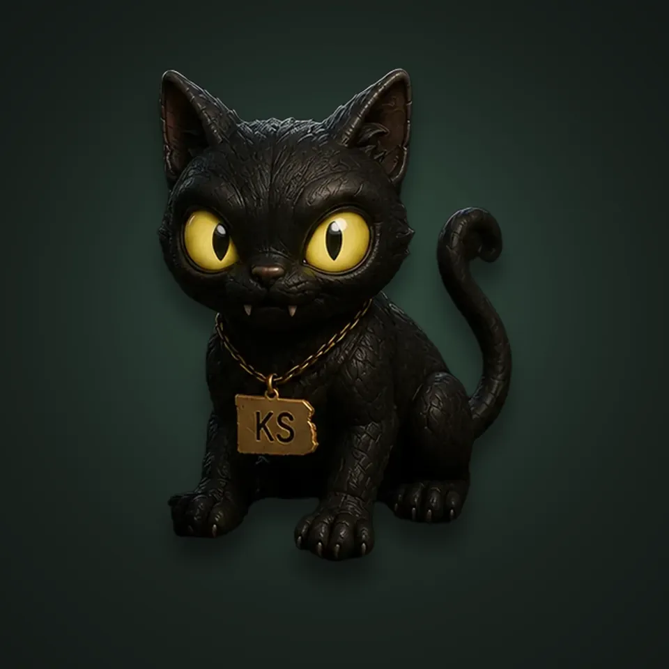 Kansas Demon Cat figure