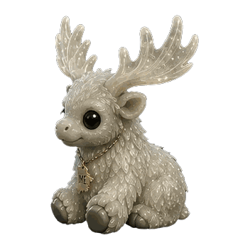 Specter Moose figure — back view