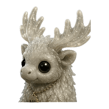 Specter Moose figure — detail view