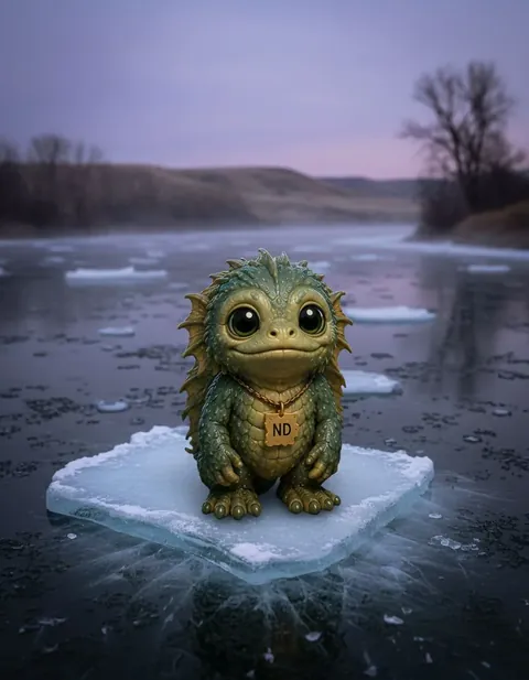Miniwashitu figure — in its habitat
