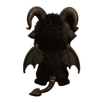 Jersey Devil figure — side view