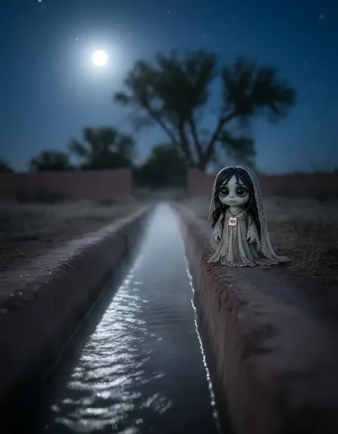 La Llorona figure — in its habitat