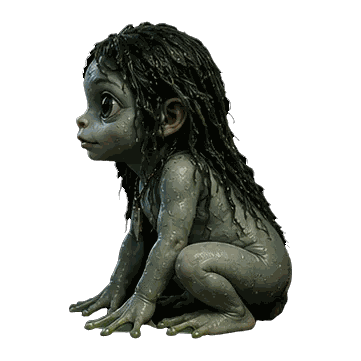 Water Babies figure — back view