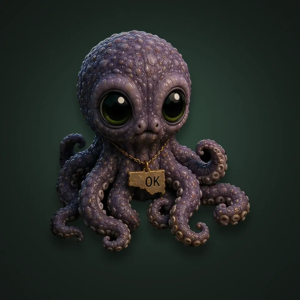 Oklahoma Octopus figure