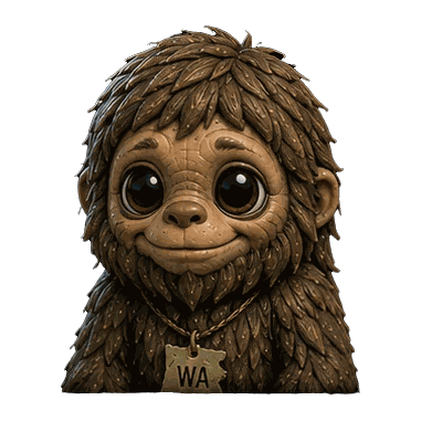 Sasquatch figure — detail view