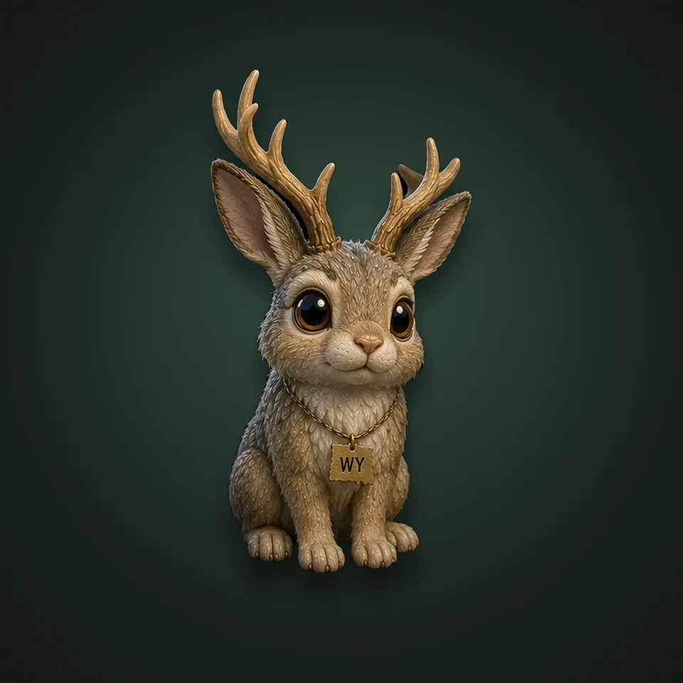 Jackalope figure